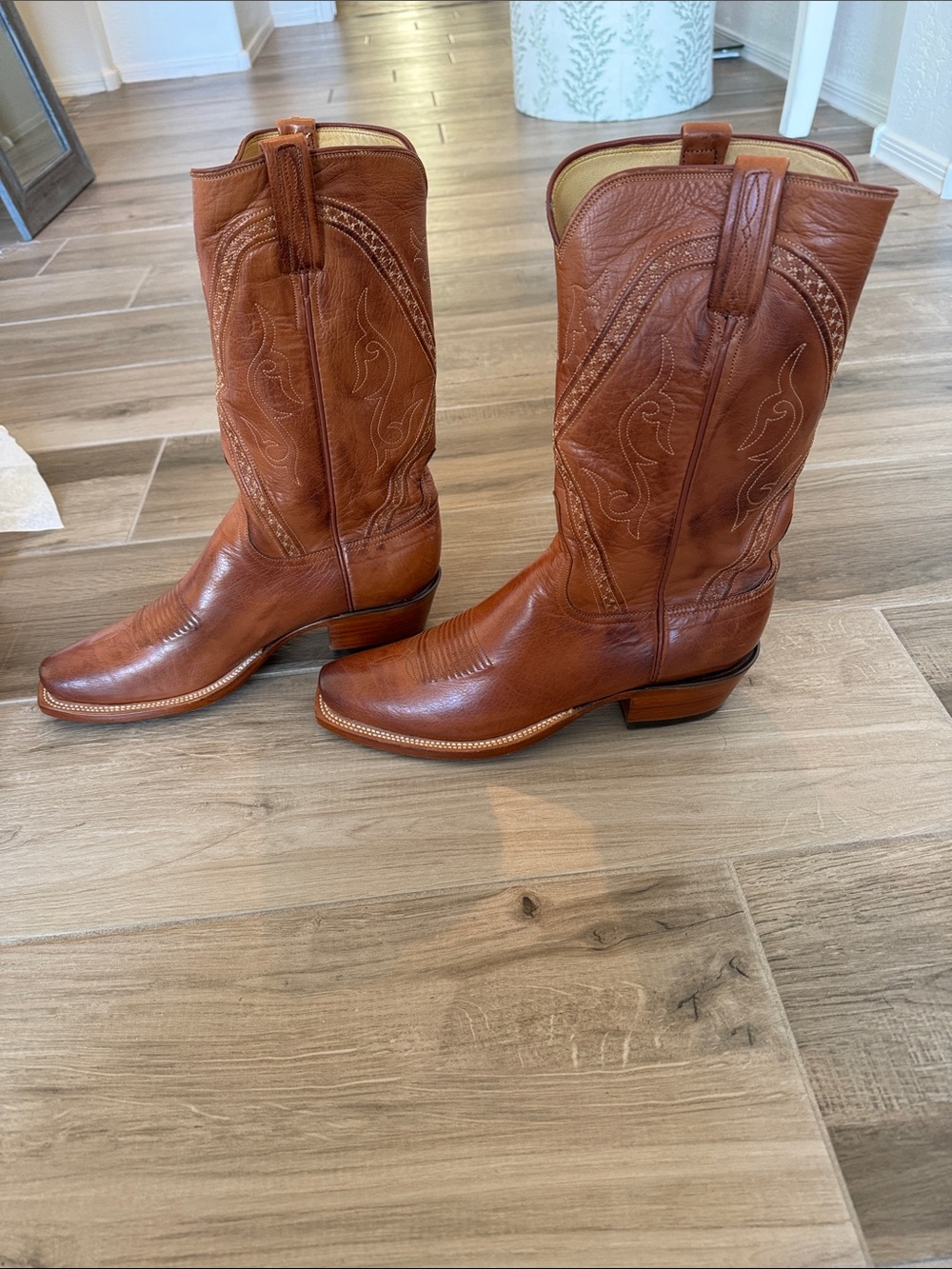 Luchesse 8 1/2  D Burnished Baby Buffalo boots GB2863 - Picture 6 of 11